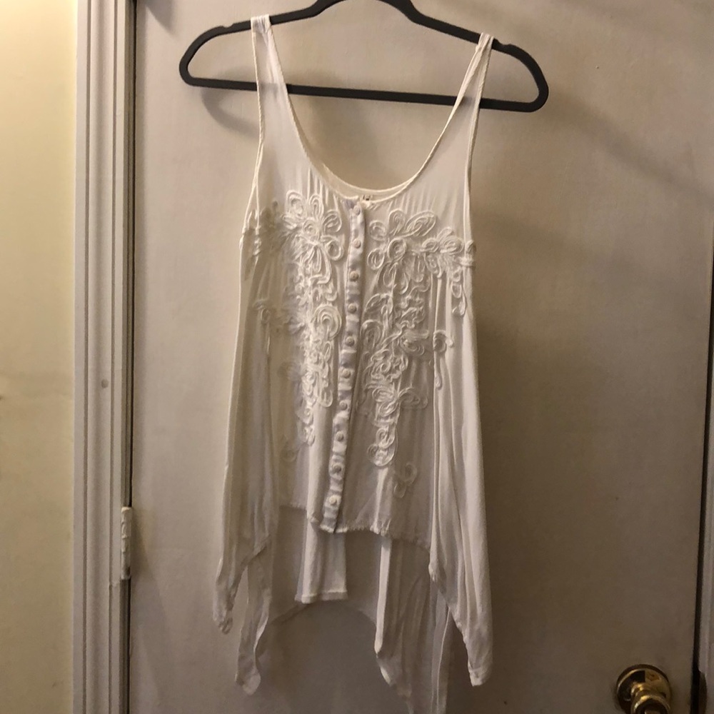 White tank top from Free People